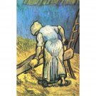 A farmer cutting hay by Van Gogh - 24x18 Inch Rolled Canvas Wall Art Print A farmer cutting hay by Van Gogh - 24x18 Inch Rolled Canvas Wall Art Print