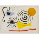 Alexander Calder - Untitled - 24x18 Inch Rolled Canvas Wall Art Print