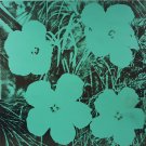 Warhol - Ten-Foot Flowers - 24x18 Inch Rolled Canvas Wall Art Print