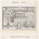Ark of The Covenant and Objects from The Tabernacle. 1538 - 24x18 Inch Rolled Canvas Wall Art Print