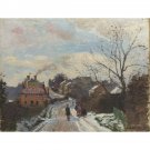 Camille Pissarro - Fox Hill, Upper Norwood - 24x18 Inch Rolled Canvas Wall Art Print