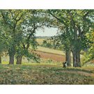 Chestnut Trees at Osny, 1873 - 24x18 Inch Rolled Canvas Wall Art Print