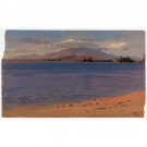 Church - Mt Katahdin from Lake Millinocket - 24x18 Inch Rolled Canvas Wall Art Print