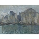 Claude-Oscar Monet - The Museum at Le Havre - 24x18 Inch Rolled Canvas Wall Art Print