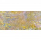 Claude-Oscar Monet - Water-Lilies - 24x18 Inch Rolled Canvas Wall Art Print