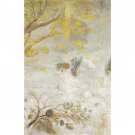 Domecy Decoration - The Yellow Flowering Branch - 24x18 Inch Rolled Canvas Wall Art Print