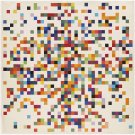 Spectrum Colors Arranged by Chance II - 24x18 Inch Rolled Canvas Wall Art Print