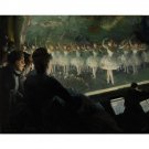 Everett Shinn - The white ballet - 24x18 Inch Rolled Canvas Wall Art Print