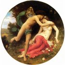 Flora And Zephyr - 24x18 Inch Rolled Canvas Wall Art Print