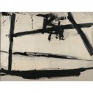Franz Kline - Painting Number 2 - 24x18 Inch Rolled Canvas Wall Art Print