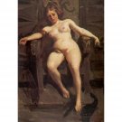 Freya (1901) by Anders Zorn - 24x18 Inch Rolled Canvas Wall Art Print