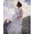 George Hitchcock - Calypso - 24x18 Inch Rolled Canvas Wall Art Print