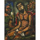 Georges Rouault - Christ Mocked by Soldiers - 24x18 Inch Rolled Canvas Wall Art Print