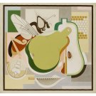 Gerald Murphy - Wasp and Pear - 24x18 Inch Rolled Canvas Wall Art Print