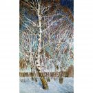 GRABAR' Igor' - Fevral'skaia lazur' (February Azure) - 24x18 Inch Rolled Canvas Wall Art Print