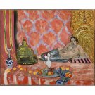 Henri Matisse - Odalisque with Gray Trousers (1927) - 24x18 Inch Rolled Canvas Wall Art Print