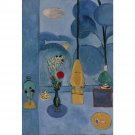 Henri Matisse - The Blue Window - 24x18 Inch Rolled Canvas Wall Art Print