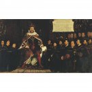 Henry VIII and the Barber Surgeons. Ca1543 - 24x18 Inch Rolled Canvas Wall Art Print