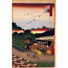 Hiroshige - Ueno Yamashita - 24x18 Inch Rolled Canvas Wall Art Print