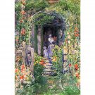Isles of Shoals Garden by Hassam - 24x18 Inch Rolled Canvas Wall Art Print