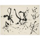 Jackson Pollock - Untitled (6) - 24x18 Inch Rolled Canvas Wall Art Print