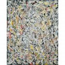 Jackson Pollock - White Light - 24x18 Inch Rolled Canvas Wall Art Print