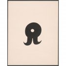 Schnurruhr, plate 5 from the 7 Arpaden von Hans Arp - 24x18 Inch Rolled Canvas Wall Art Print