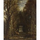 John Constable - Cenotaph to the Memory of Sir Joshua Reynolds - 24x18 Inch Rolled Canvas Wall Art P