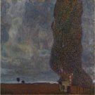 Klimt - Approaching Thunderstorm - 24x18 Inch Rolled Canvas Wall Art Print