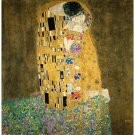 Klimt - The Kiss - 24x18 Inch Rolled Canvas Wall Art Print