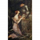 Lamia and the Soldier - 24x18 Inch Rolled Canvas Wall Art Print