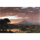 Mount Ktaadn (Katahdin) by Frederick Edwin Church - 24x18 Inch Rolled Canvas Wall Art Print