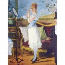 Nana by Manet - 24x18 Inch Rolled Canvas Wall Art Print