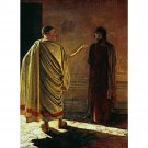 Nikolay Ge - What is truth -Christ and Pilate - 24x18 Inch Rolled Canvas Wall Art Print Nikolay Ge - What is truth -Christ and Pilate - 24x18 Inch Rolled Canvas Wall Art Print