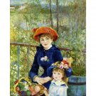 On the Terrace by Renoir - 24x18 Inch Rolled Canvas Wall Art Print On the Terrace by Renoir - 24x18 Inch Rolled Canvas Wall Art Print