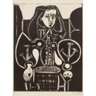 Pablo Picasso - Femme au fauteuil no. 4 - 24x18 Inch Rolled Canvas Wall Art Print
