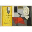 Pablo Picasso - The Studio - 24x18 Inch Rolled Canvas Wall Art Print