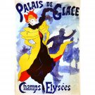 Palais de Glace by Cheret - 24x18 Inch Rolled Canvas Wall Art Print Palais de Glace by Cheret - 24x18 Inch Rolled Canvas Wall Art Print