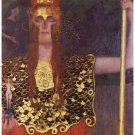 Pallas Athena by Klimt - 24x18 Inch Rolled Canvas Wall Art Print