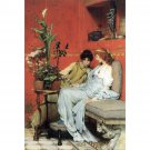 Penetralia by Alma-Tadema - 24x18 Inch Rolled Canvas Wall Art Print