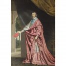 Philippe de Champaigne - Cardinal de Richelieu - 24x18 Inch Rolled Canvas Wall Art Print