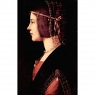 Portrait of a Lady (Beatrice d'Este) by Da Vinci - 24x18 Inch Rolled Canvas Wall Art Print Portrait of a Lady (Beatrice d'Este) by Da Vinci - 24x18 Inch Rolled Canvas Wall Art Print