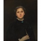 Portrait of Mrs. Raphael Pumpelly - 24x18 Inch Rolled Canvas Wall Art Print Portrait of Mrs. Raphael Pumpelly - 24x18 Inch Rolled Canvas Wall Art Print