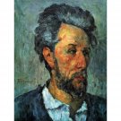 Portrait of Victor Chocquet by Cezanne - 24x18 Inch Rolled Canvas Wall Art Print