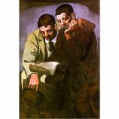 Reading_The_Letter_Picasso_1921_small - 24x18 Inch Rolled Canvas Wall Art Print Reading_The_Letter_Picasso_1921_small - 24x18 Inch Rolled Canvas Wall Art Print
