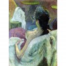 Resting Model by Toulouse-Lautrec - 24x18 Inch Rolled Canvas Wall Art Print Resting Model by Toulouse-Lautrec - 24x18 Inch Rolled Canvas Wall Art Print