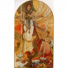 Salammbo by Alphonse Mucha - 24x18 Inch Rolled Canvas Wall Art Print
