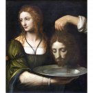 Salome with the Head of St. John the Baptist (1532) - 24x18 Inch Rolled Canvas Wall Art Print