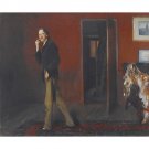 Sargent - Robert Louis Stevenson and His Wife - 24x18 Inch Rolled Canvas Wall Art Print