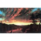 Secluded landscape in the sunset by Frederick Edwin Church - 24x18 Inch Rolled Canvas Wall Art Print Secluded landscape in the sunset by Frederick Edwin Church - 24x18 Inch Rolled Canvas Wall Art Print